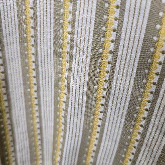 Prana Shirt Men's Yellow/ Mustard Retro Stripe Long Sleeve Button Up Size S - Picture 10 of 13